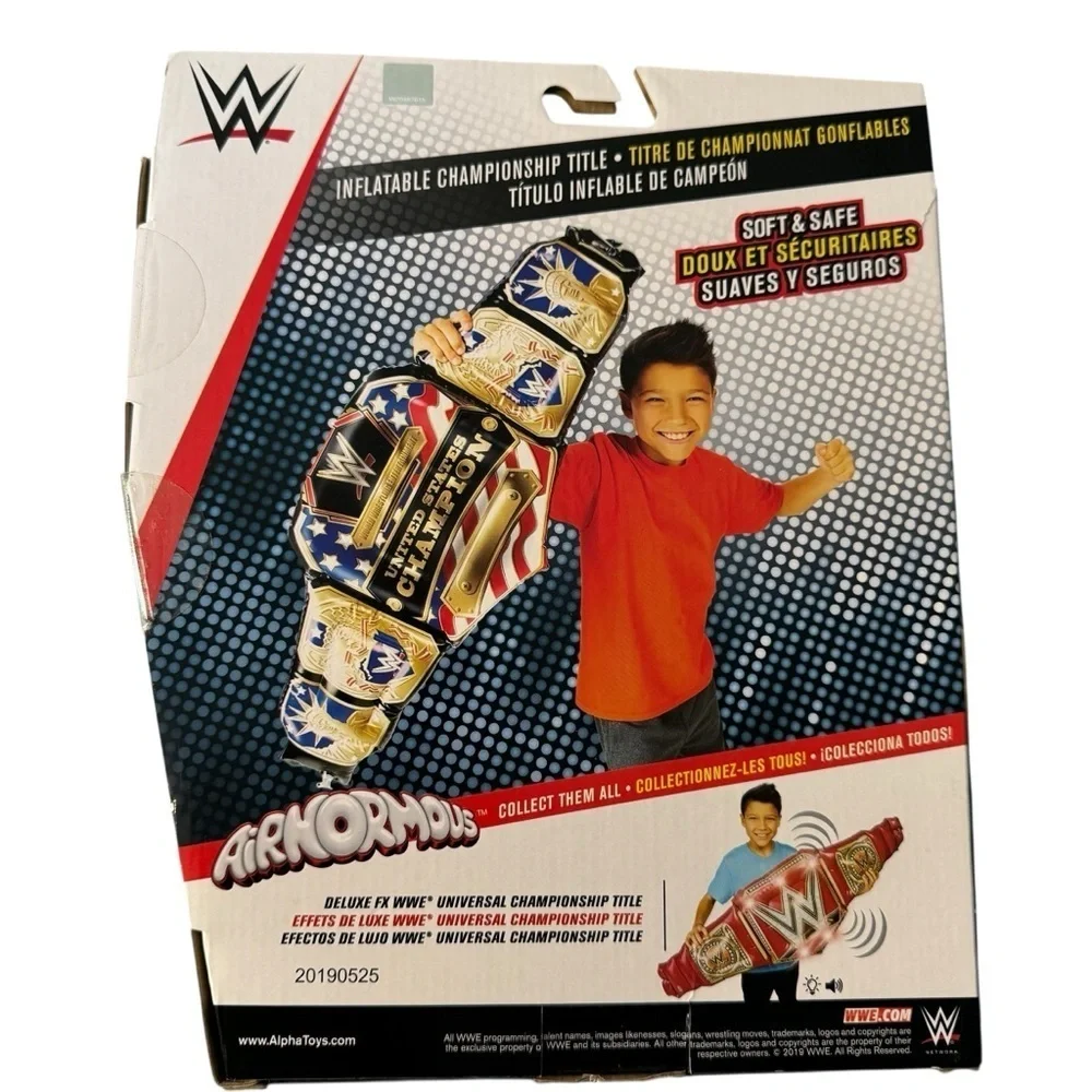 WWE Airnormous Inflatable United States Championship Title Belt 4ft Toy